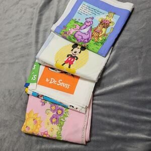 Childrens Classic Book Pattern Fabric Cotton Mickey Dr Seuss Sunny Friends Faith